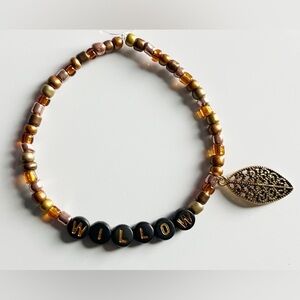 Taylor Swift Eras Tour Friendship Bracelet Willow Evermore with Charm